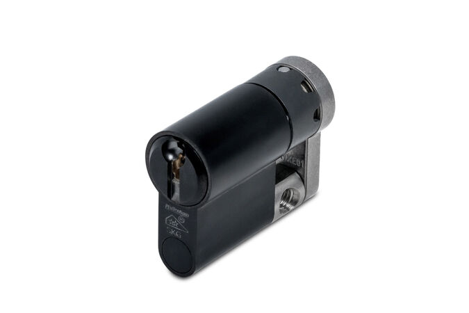 Zwart Halve cilinder EA SKG 2 sterren kopen in Alkmaar bij Postma en Postma