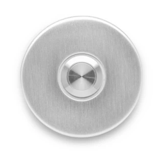 BASICS LB50 beldrukker rond rvs